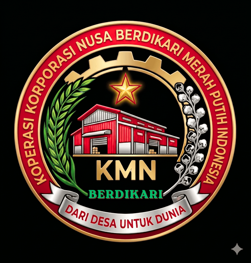 Logo Koperasi Korporasi Multipihak Nusa Berdikari Merah Putih